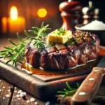 Juicy Beef Steak with Butter & Herbs