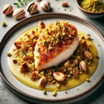 Chicken fillet with Chios mastic crust