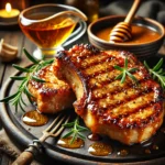 Pork Rib Steaks with Honey & Mustard