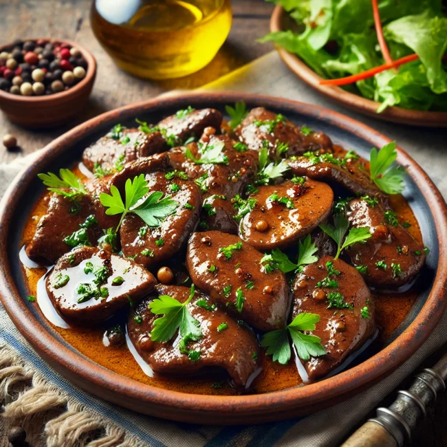 Pan-Fried Liver with Parsley